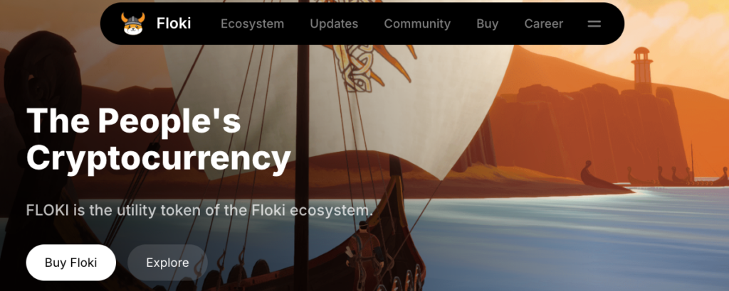 FLOKIはイーロン・マスクの愛犬にちなんだミームコインで、コミュニティ主導のプロジェクトが活発。